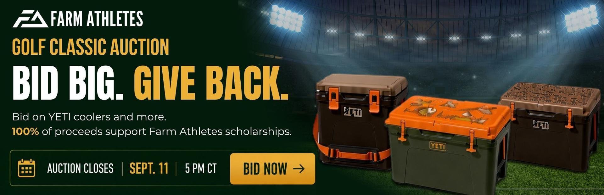 Charity auctions — bid big, give back.